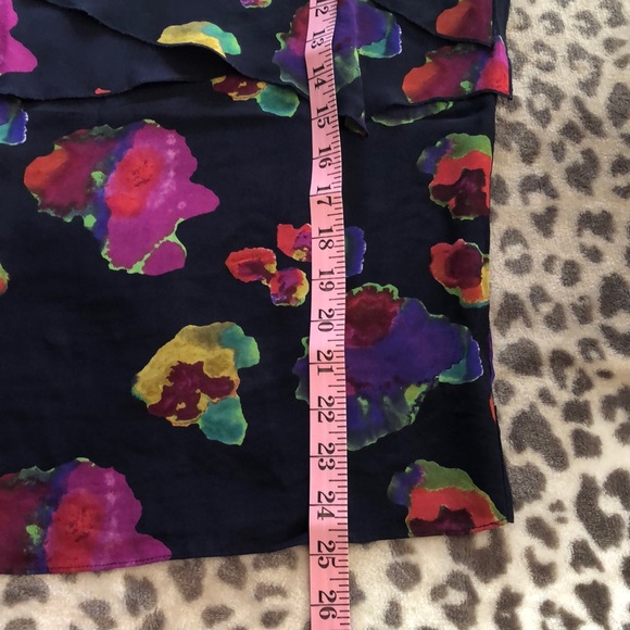 Eliot Silk Floral Layered Sleeveless Blouse Small - Picture 9 of 11